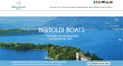 Desktop Screenshot of bertoldiboats.com