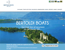 Tablet Screenshot of bertoldiboats.com